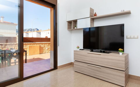 Casa Paloma 1: Ejendom, Cabinetry, Bygning, Træ, Indretning, Komfort, Vindue, Gulvbelægning, Etage, Stue