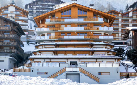 Nendaz 681: Ejendom, Sne, Arkitektur, Vinter, Hus, Bygning, Ejendom, Lejlighed, Boligområde, Hjem