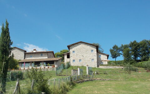 Villa Latera: Ejendom, Land Lot, Hus, Landdistrikt, Himmel, Hjem, Ejendom, Farm, Bygning, Træ