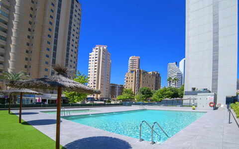 Calpe Calp 438: Bygning, Svømmepøl, Skyscraper, Lejlighed, City, Ejerlejlighed, Boligområde, Hovedstadsområde, Kompositmateriale