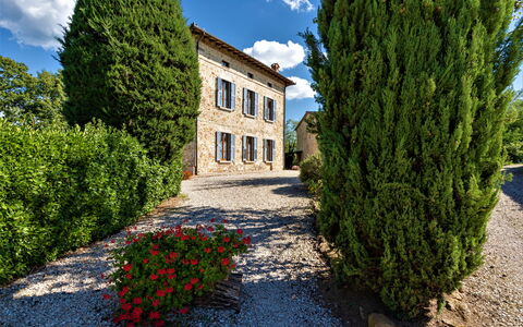 Bazzani Apartments In Siena: Sky, Plante, Himmel, Ejendom, Vindue, Bygning, Naturlige Landskab, Vejbelægning, Arkitektur, Træ