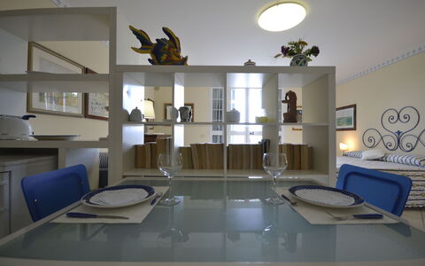Kitchen and dining room