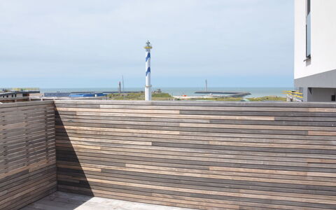 Havenzicht with Parking: Himmel, Hav, Boardwalk, Walkway, Arkitektur, Line, Væg, Ferie, Ocean, Tag
