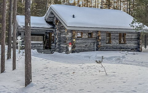 Rukanlumous 1: Sne, Vinter, Afdeling, Træ, Hus, Sommerhus, Hjem, Tag, Fryser, Bjælkehytte