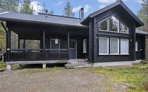 Vuosselin Kataja 5: Træ, Sidespor, Sommerhus, Hus, Hjem, Planke, Garden Bygninger, Bjælkehytte, Hårdttræ, Veranda