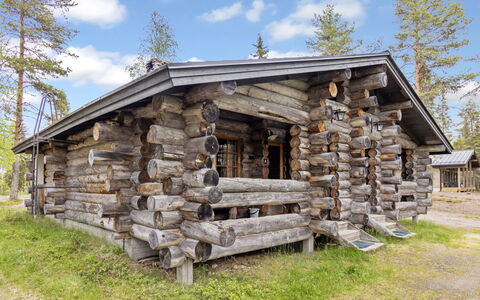 Kuontijärvi a: Træ, Sommerhus, Bjælkehytte, Hytte, Skur, Naturmateriale, Garden Bygninger, Lærk, Tømmer, Hytte