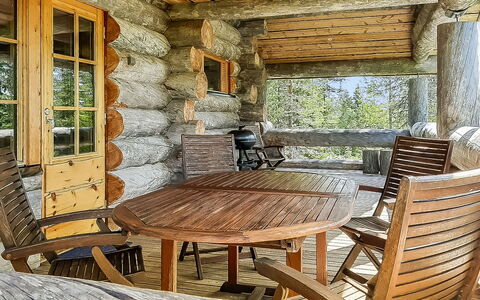 Riekonmella: Træ, Sidespor, Sommerhus, Hus, Hjem, Planke, Garden Bygninger, Bjælkehytte, Hårdttræ, Veranda