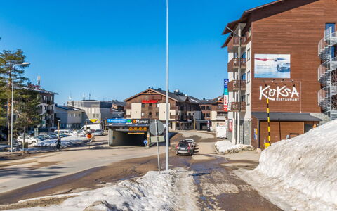 Ruka Ski Chalets 64, 1503: Træ, Sidespor, Sommerhus, Hus, Hjem, Planke, Garden Bygninger, Bjælkehytte, Hårdttræ, Veranda