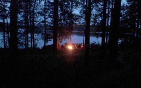 Elsanranta: Træ, Sommerhus, Bjælkehytte, Skov, Skur, Garden Bygninger, Lærk, Woodland, Bejdse