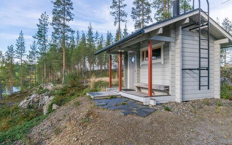 Tallusniemi: Vandvej, Bank, Vandløb, Sø, Sommerhus, Skov, Kanal, Reservoir, Bjælkehytte