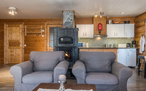 Aurora Cabin: Møbel, Træ, Indretning, Stue, Hjem, Værelse, Gulvbelægning, Bord, Couch, Etage