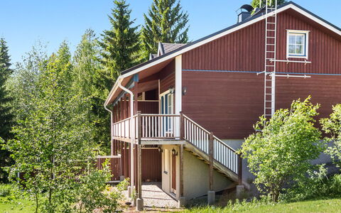 Tintintupa: Træ, Bank, Hus, Sommerhus, Sø, Dam, Skov, Bjælkehytte
