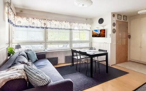 Tahkontilhi e 5: Møbel, Indretning, Gulvbelægning, Etage, Couch, Træ, Loft, Værelse, Lejlighed, Stue