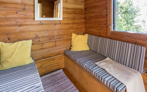 Heikinranta: Træ, Sommerhus, Bjælkehytte, Skov, Skur, Garden Bygninger, Lærk, Woodland, Bejdse