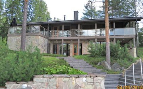 Villa Pinjaranta: Vandvej, Bank, Vandløb, Sø, Sommerhus, Skov, Kanal, Reservoir, Bjælkehytte