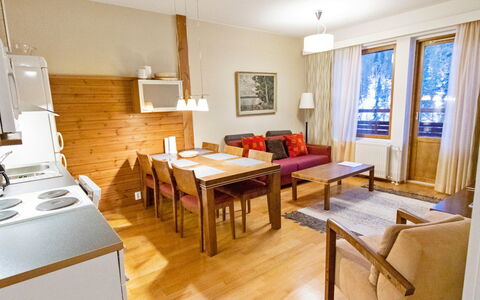 Ylläs Chalets A508: Vandvej, Bank, Vandløb, Sø, Sommerhus, Skov, Kanal, Reservoir, Bjælkehytte