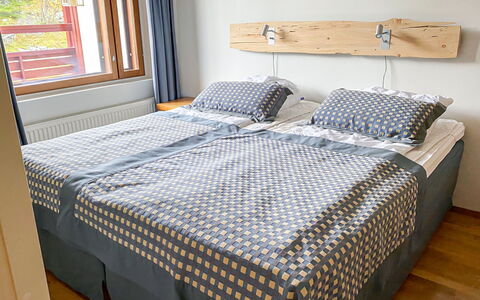 Ylläs Chalets A307: Seng, Møbel, Soveværelse, Sengetøj, Sengetøj, Træ, Sengetøj, Indretning, Textile, Gulvbelægning
