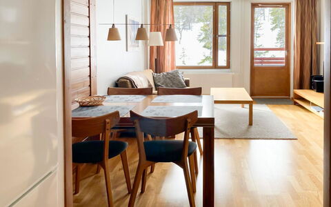 Ylläs Chalets A307: Svømmepøl, Udvej, Udendørs Møbler, Design, Skygge, Landscaping, Hotel, Water Feature, Eco Hotel