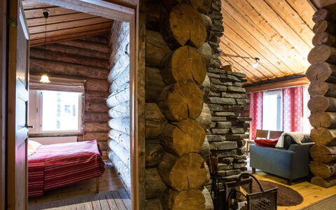 Lomaylläs D58 Palovaarankaarre 11B: Svømmepøl, Stuehus, Estate, Villa, Udvej, Eco Hotel, Hacienda, Backyard