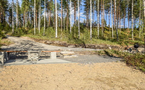 Hämyrinne: Træ, Sommerhus, Bjælkehytte, Skov, Skur, Garden Bygninger, Lærk, Woodland, Bejdse