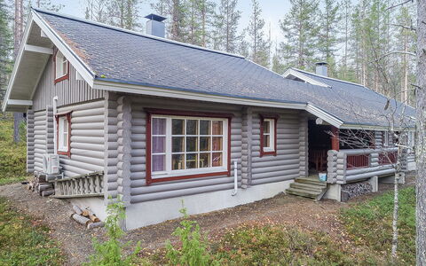 Ylläksen Tunturihonkamaja a 1: Sommerhus, Hus, Hjem, Garden Bygninger, Sidespor, Bjælkehytte, Stuehus, Estate, Skur, Gård