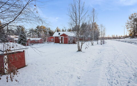 Nutukas Ylläksen Lapikas: Sne, Daytime, Afdeling, Vinter, Hjem, Hus, Boligområde, Kvarter, Landskab, Tag