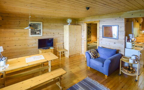 Pajuranta: Træ, Sommerhus, Bjælkehytte, Skov, Skur, Garden Bygninger, Lærk, Woodland, Bejdse