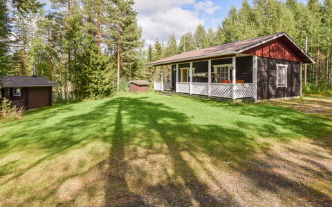 Sieralahden Lomakylä, Mökki 2: Sommerhus, Hus, Hjem, Garden Bygninger, Sidespor, Bjælkehytte, Stuehus, Estate, Skur, Gård
