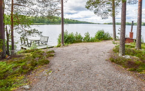 Sieralahden Lomakylä, Mökki 2: Sommerhus, Hus, Hjem, Garden Bygninger, Sidespor, Bjælkehytte, Stuehus, Estate, Skur, Gård