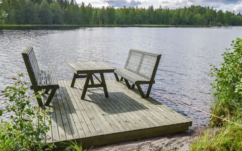 Sieralahden Lomakylä, Mökki 2: Sommerhus, Hus, Hjem, Garden Bygninger, Sidespor, Bjælkehytte, Stuehus, Estate, Skur, Gård