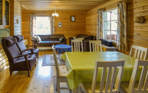 Sieralahden Lomakylä, Mökki 2: Sommerhus, Hus, Hjem, Garden Bygninger, Sidespor, Bjælkehytte, Stuehus, Estate, Skur, Gård