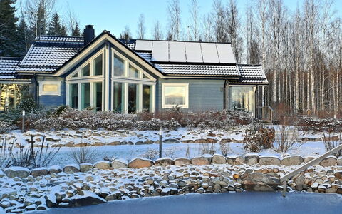 Villa Paasirinne a: Sommerhus, Hus, Hjem, Garden Bygninger, Sidespor, Bjælkehytte, Stuehus, Estate, Skur, Gård