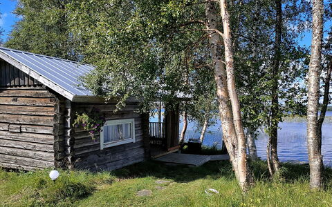 Keskiniemi: Træ, Bank, Hus, Sommerhus, Sø, Dam, Skov, Bjælkehytte
