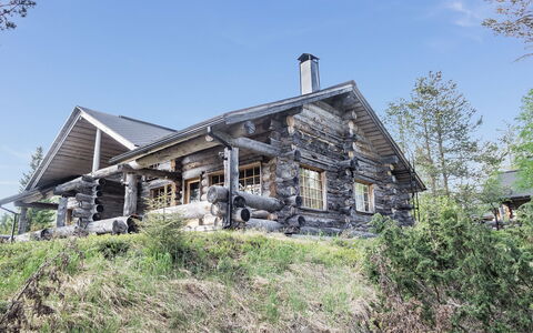 Kelovalta 7B: Træ, Sidespor, Sommerhus, Hus, Hjem, Planke, Garden Bygninger, Bjælkehytte, Hårdttræ, Veranda