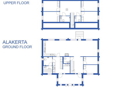 Tervakko: Sommerhus, Hus, Hjem, Garden Bygninger, Sidespor, Bjælkehytte, Stuehus, Estate, Skur, Gård