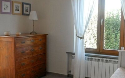 the lavander bedroom  with  two beds