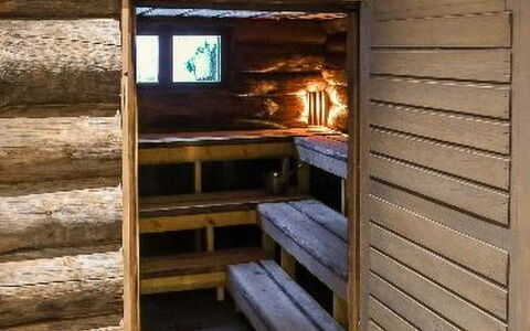Puikkokoski: Træ, Sommerhus, Bjælkehytte, Skov, Skur, Garden Bygninger, Lærk, Woodland, Bejdse