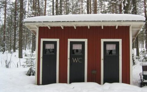 Puikkokoski: Træ, Sommerhus, Bjælkehytte, Skov, Skur, Garden Bygninger, Lærk, Woodland, Bejdse