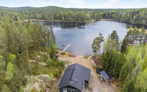 Kalliolaakso: Træ, Naturlige Landskab, Bank, Landskab, Skov, Sø, Sommerhus, Lærk, Reservoir