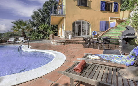 La Teulada: Blå, Svømmepøl, Boligområde, Udvej, Udendørs Møbler, Eco Hotel, Hacienda, Estate, Villa, Stol