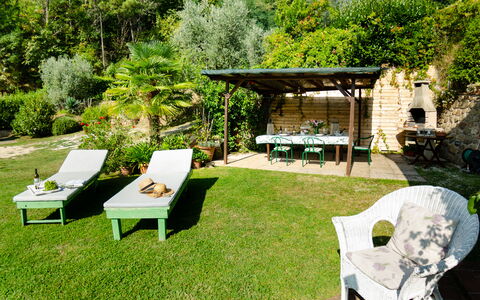 Podere L'istrice: Ejendom, Backyard, Gård, Hus, Græs, Have, Møbel, Lawn, Landscaping, Gårdhave