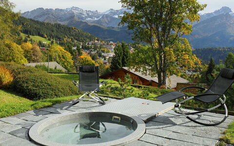 Chalet Maurice: Bjerg, Naturlige Landskab, Ødemark, Træ, Blad, Botanik, Bjergkæde, Alps, Landskab, Turisme