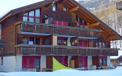 Zermatt 71: Ejendom, Hus, Bygning, Hjem, Sne, Vinter, Arkitektur, Ejendom, Facade, Lejlighed