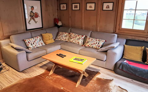 Feu de Joie: Brun, Couch, Bord, Møbel, Billedramme, Træ, Stue, Studio Couch, Indretning, Etage