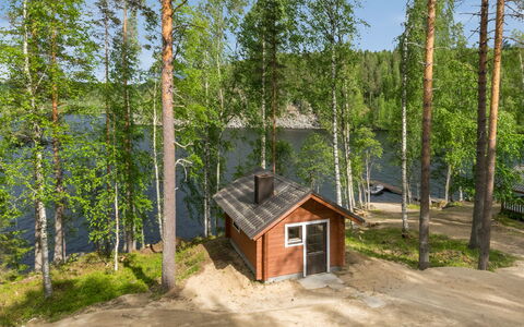 Vuorilahti: Træ, Træ, Skov, Sommerhus, Woodland, Skur, Land Lot, Bjælkehytte, Garden Bygninger, Bagagerum