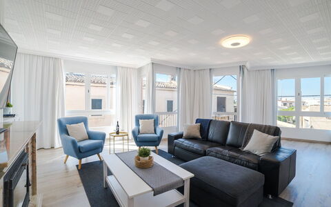 Can Josep: Stue, Værelse, Ejendom, Indretning, Møbel, Bygning, Loft, Hus, Hjem, Ejendom
