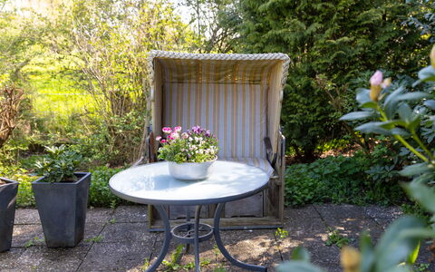 Hennevelt: Udendørs Møbler, Møbel, Busk, Blomsterkrukke, Have, Stol, Udendørs Bord, Stueplante, Backyard