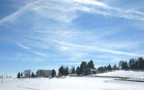 Alpenblick: Himmel, Sne, Vinter, Sky, Fryser, Træ, Daytime, Naturlige Landskab, Is, Atmosfære
