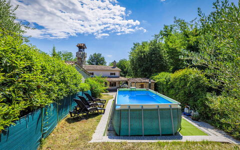 Paolici: Blå, Svømmepøl, Fritid, Udvej, Eco Hotel, Water Feature, Ferieby, Villa, Backyard