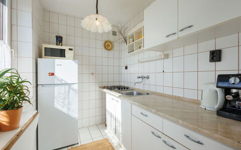 Dul: Køkken, Køkken Apparat, Gulvbelægning, Større Bandage, Indretning, Countertop, Etage, Cabinetry, Loft, Værelse